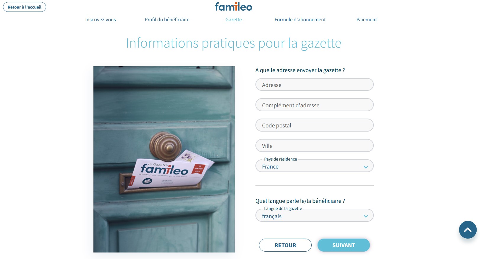 Capture D’écran Info Gazette Famileo