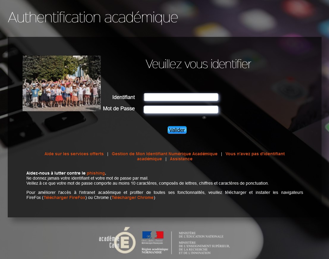 Authentifivation Académique Ac Rouen