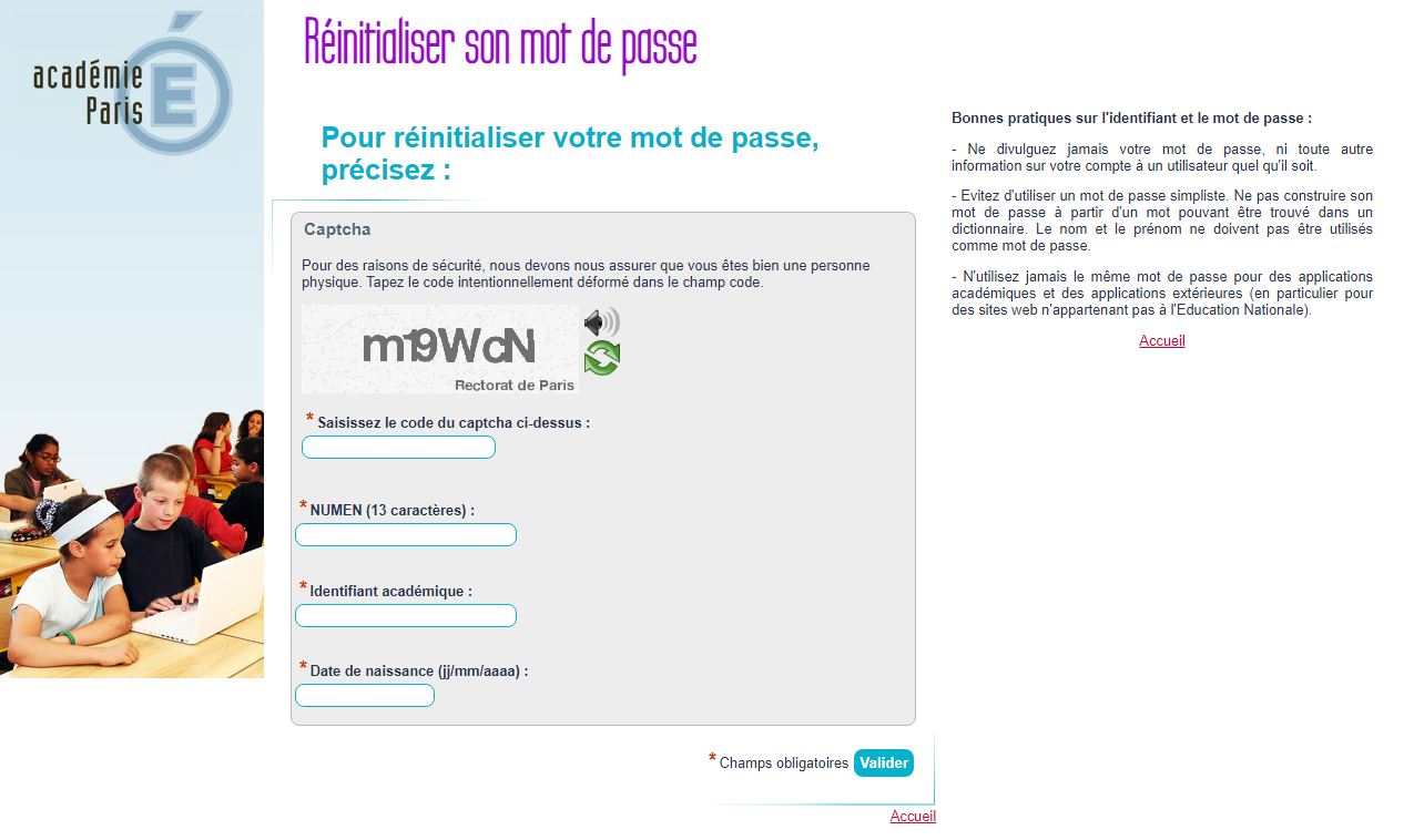 Capture Webmail Paris 5